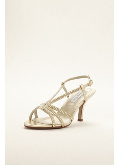 Lyric Sandal by Touch Ups - Elegant and timeless, this rhinestone accented strappy sandal
