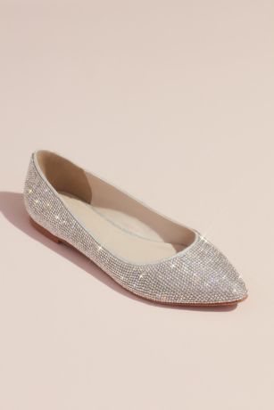 cheap silver flats