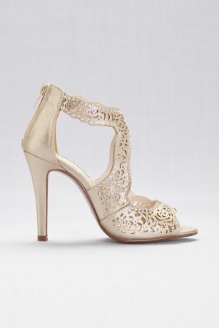 champagne colored sandals