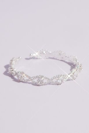 Picture of Pave Infinity Links Crystal Cuff Bracelet