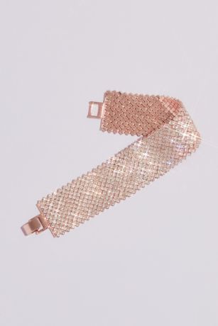 Picture of Rhinestone Mesh Statement Cuff