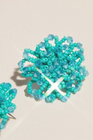 Picture of Beaded Cluster Stud Earrings