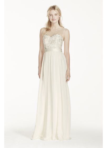 Lace Chiffon Wedding Dress 6