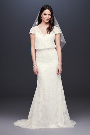 blouson wedding dress