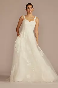 White A-line Wedding Dresses & Gowns