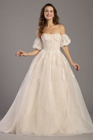 Picture of Beaded Organza A-Line Wedding Dress