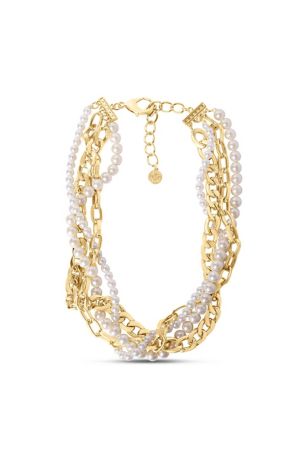 Picture of Martha Stewart Four Twisted Strand Pearl Necklace