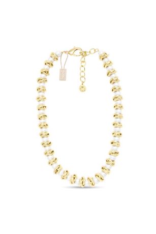 Picture of Martha Stewart Elegant Gold and Pearl Necklace