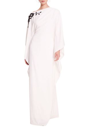 Picture of Embroidered Draped Kaftan Gown