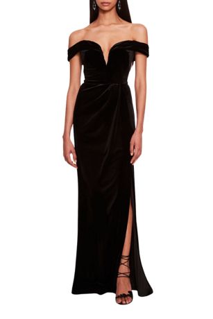 Picture of Velvet Plunging Gown