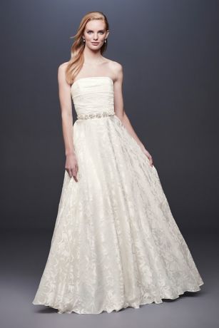 david's bridal a line wedding dress