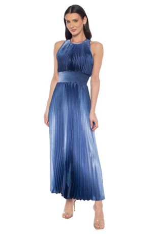 Picture of Charmeuse Umbra Halter Dress
