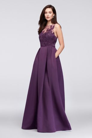 purple wedding dresses for brides