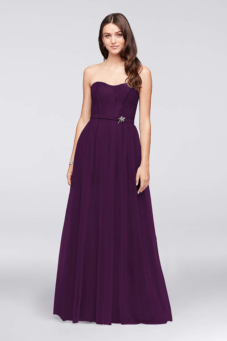Purple Bridesmaid Dresses