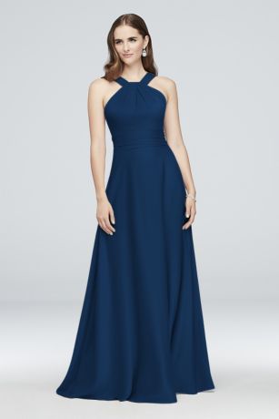satin gowns for bridesmaid