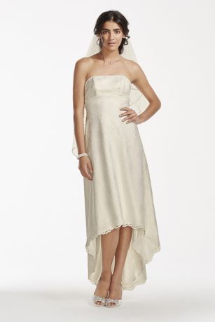 david's bridal high low dress