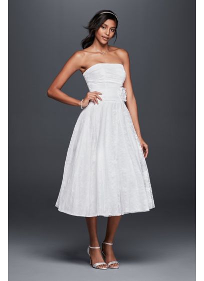 Short A-Line Beach Wedding Dress - David's Bridal Collection
