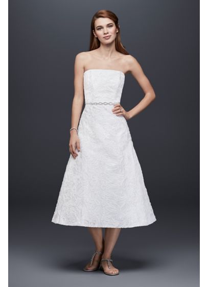 Short A-Line Casual Wedding Dress - David's Bridal Collection