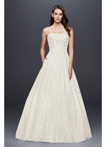 Long Ballgown Simple Wedding Dress - Galina