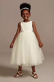 Jewel Lace Flower Girl Dresses for Western Country Wedding (US6)