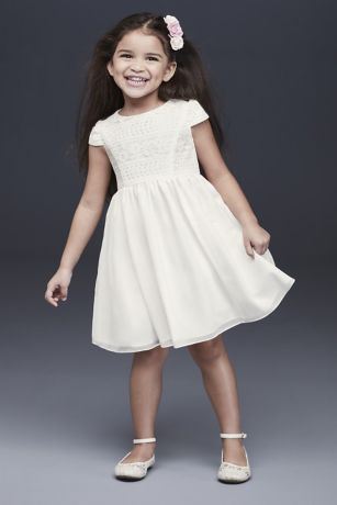 short sleeve flower girl dresses