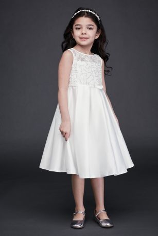 david's bridal sash flower girl