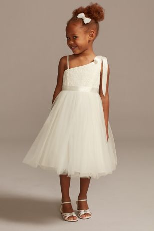 flower girl ivory dress