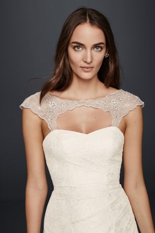 david's bridal cap sleeve