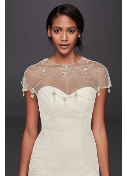Chandelier Bead Dress Topper David s Bridal Chandelier Bead Dress Topper David s Bridal