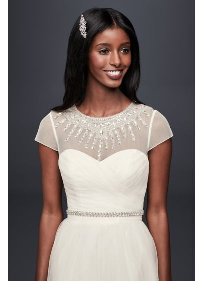 Deco Beaded Dress Topper David s Bridal Deco Beaded Dress Topper David s Bridal