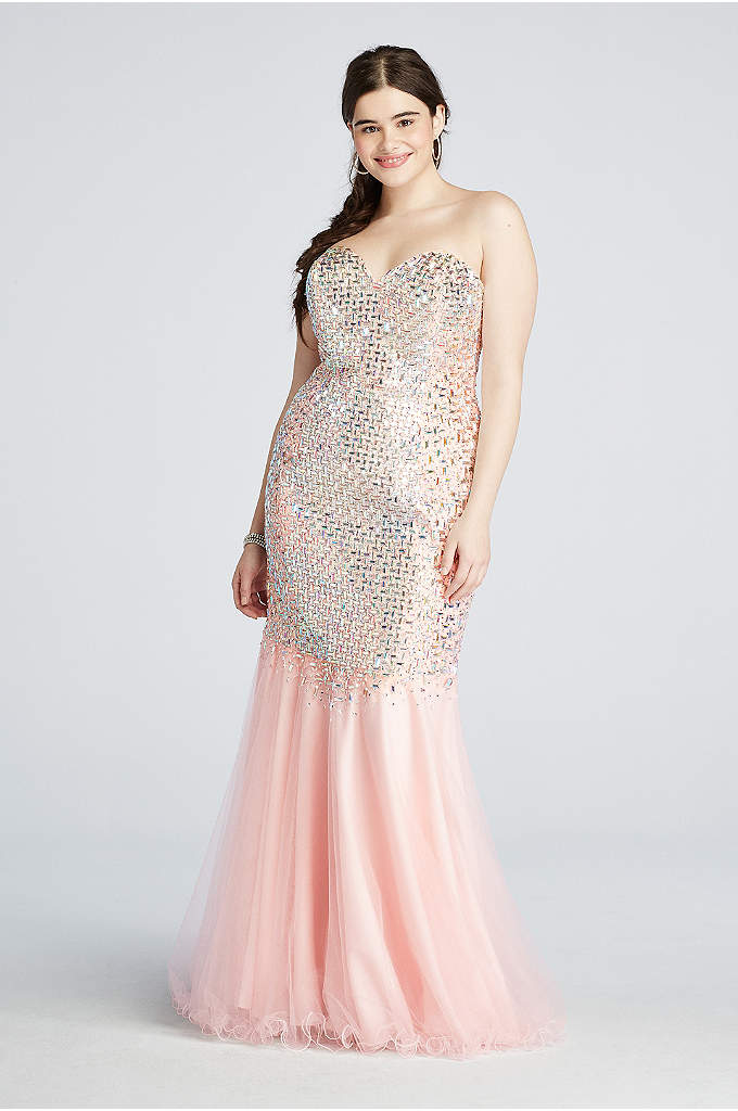 Prom Dress with Crystals