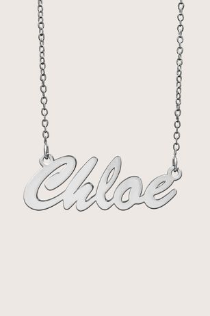 Picture of Script Name Necklace with Chain Included