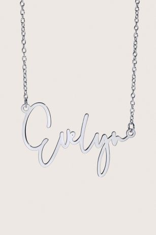 Picture of Modern Script Name Necklace with Chain Included
