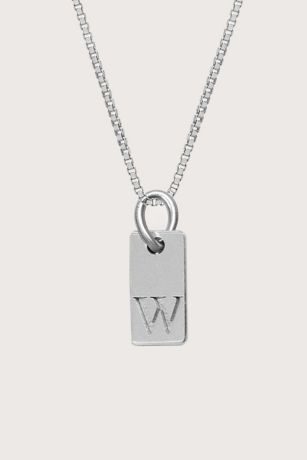 Picture of Dainty Initial Pendant with Chain