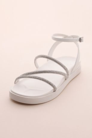 Picture of Strappy Rhinestone Flat Sandals