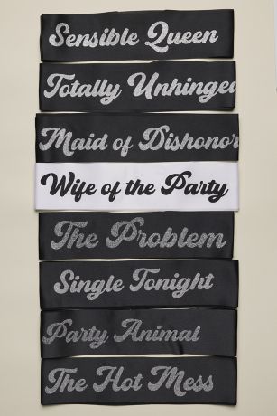 Picture of Bride and Bridal Party Sash Set
