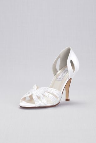 Picture of Dyeable Jeweled dOrsay Pump by Touch Ups