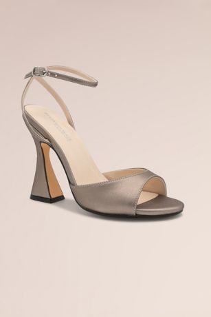 Picture of Flared Heel Sandals with Ankle Strap