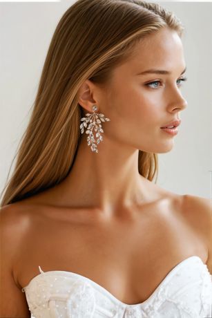 Picture of Raelyn Freshwater Pearl and Crystal Earrings