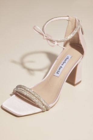 Picture of Satin Block Heels with Bow