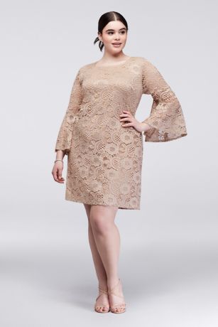 bell sleeve party dress