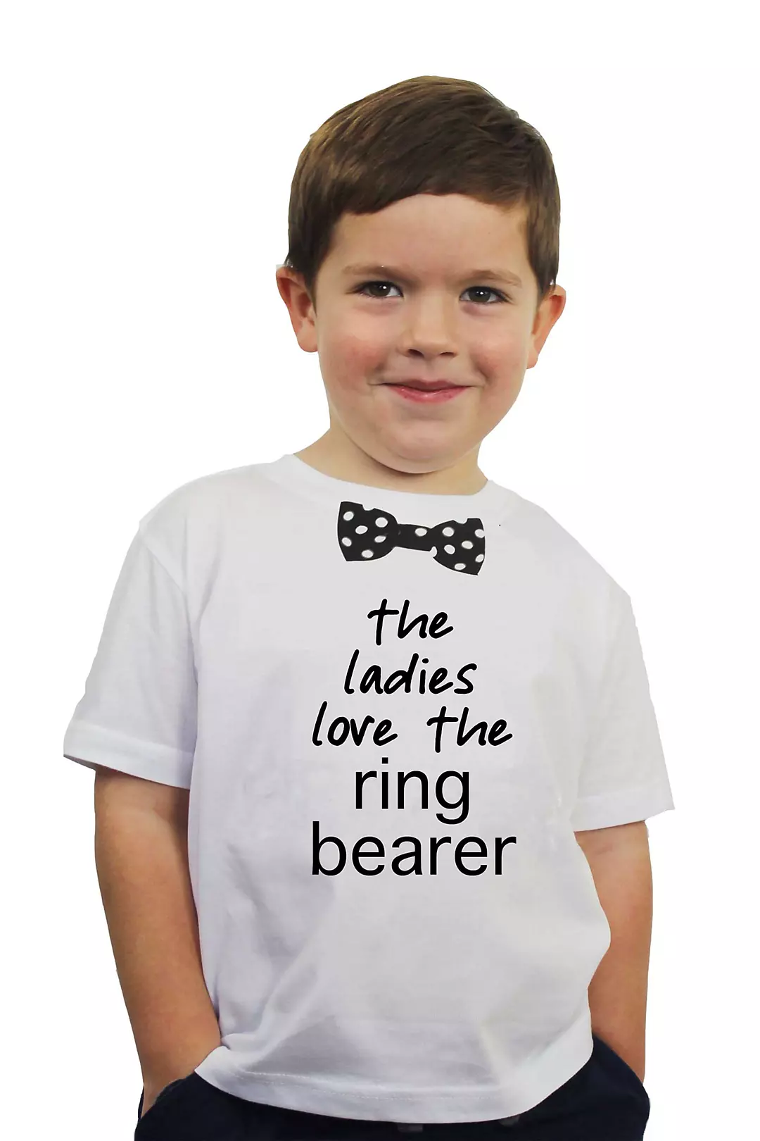 The Ladies Love the Ring Bearer Tee Image
