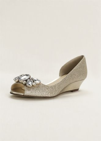 nina wedge wedding shoes