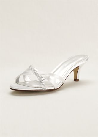 low silver sandals