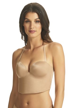 halter neck low back bra