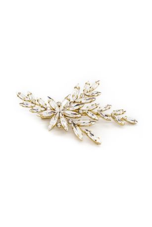 Picture of Navette Crystal Flower Clip