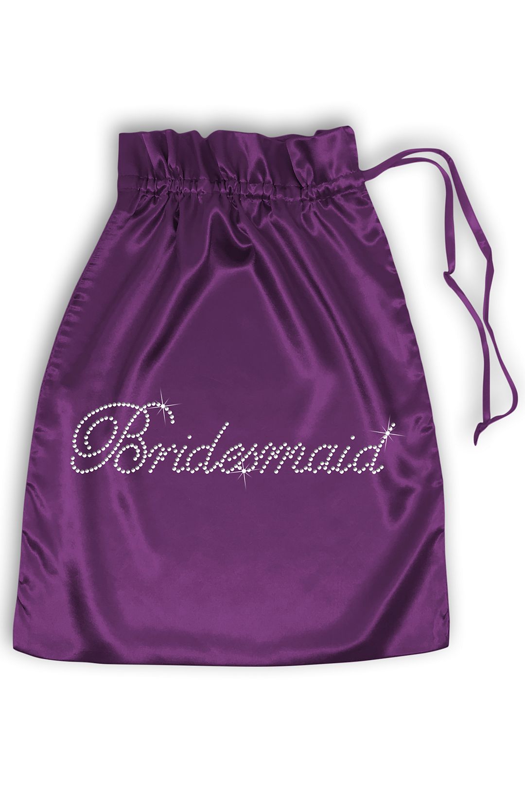 Rhinestone Bridesmaid Satin Bag Image 1