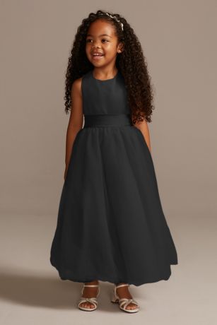 david's bridal black gown