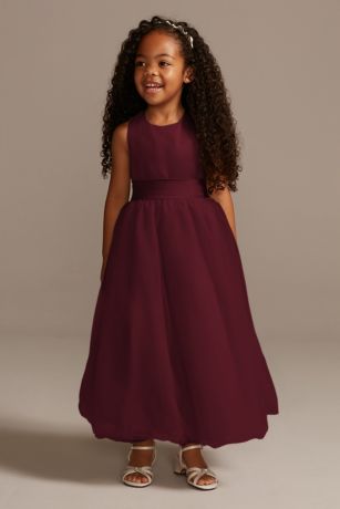 david's bridal red ball gown