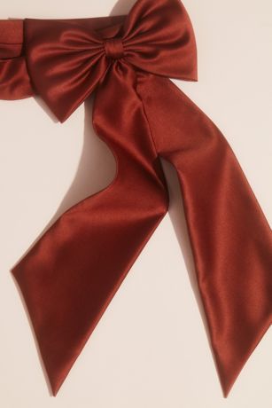 Picture of Satin Flower Girl Sash with Back Bow